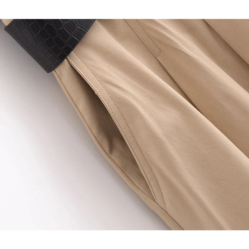 Belt Pleated Midi Dress Knitted